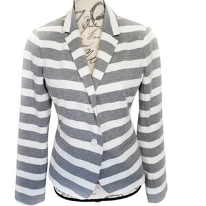 Gap The Academy Blazer Women's Heather Grey Shrip Blazer